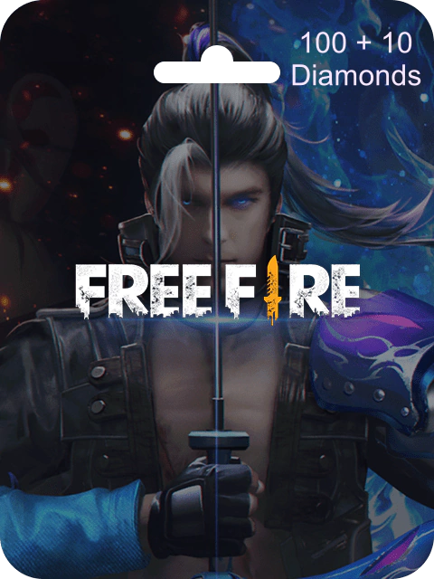 Tarjeta 100 + 10 Free Fire Diamonds Pin (Global)
